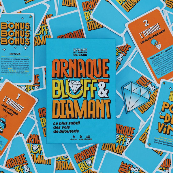 Jeu Arnaque, Bluff et Diamant de Fabien Olicard