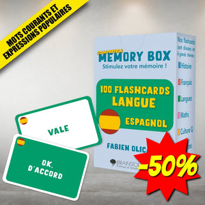 100 Flashcards Langues : Espagnol