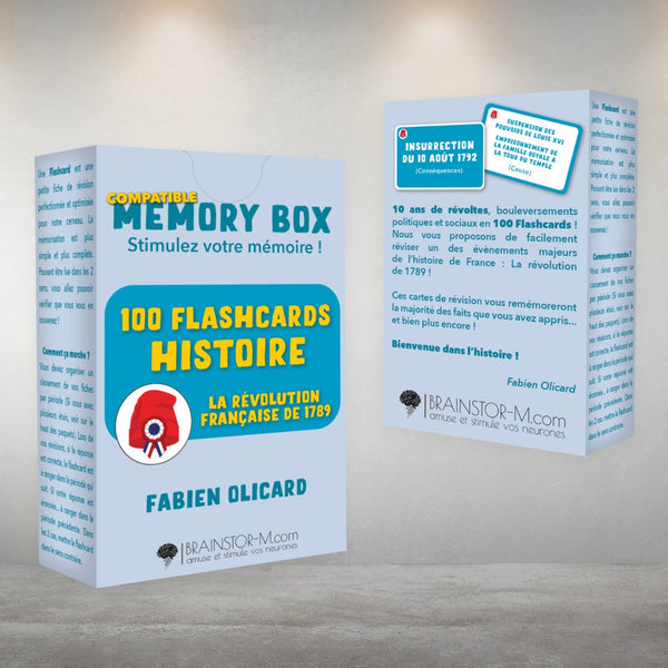 100 flaschcards compatible Memory Box